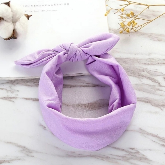 Rabbit Ears Knot Bow Turban Headband - Picture 2 of 5